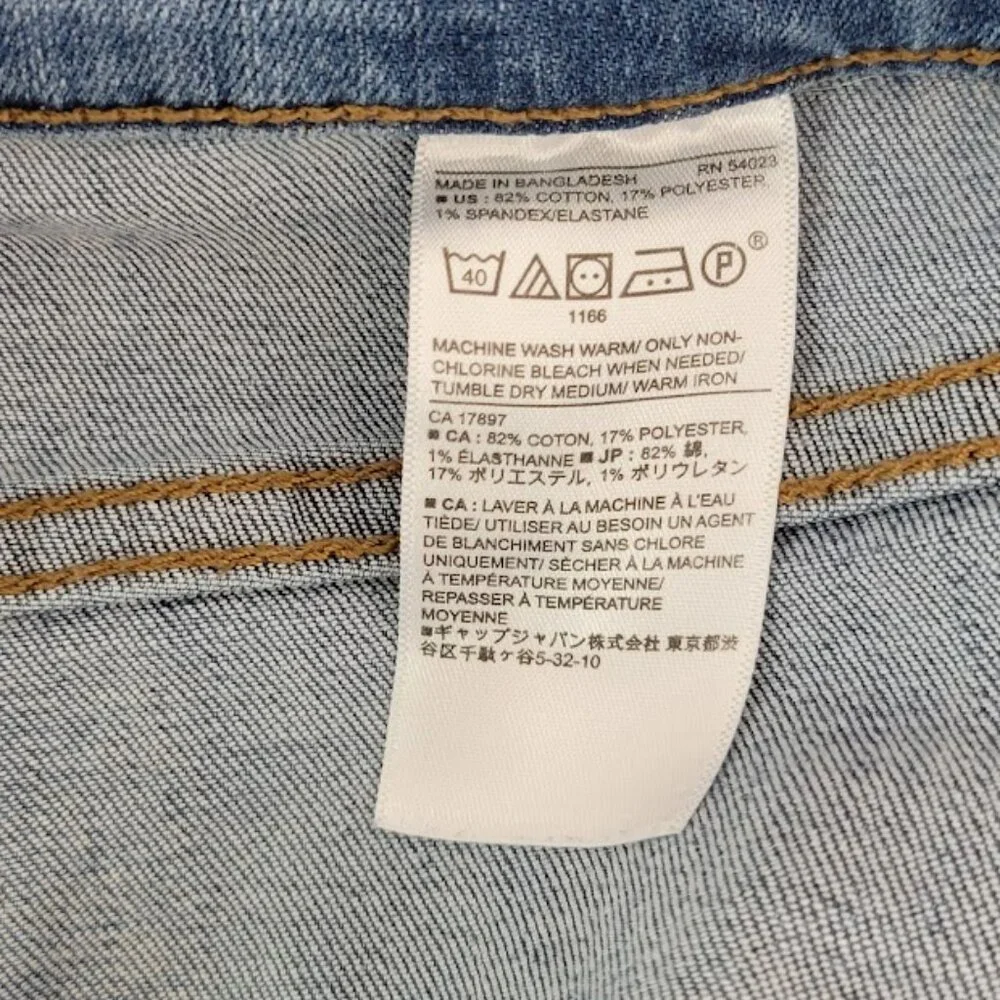 BANANA REPUBLIC skinny fit distressed denim Sz 29/8 - Picture 7 of 8